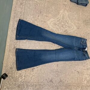 Stylish Blue Flared Jeans
